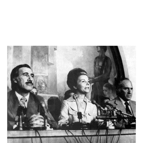 Casildo Herrera , Isabelita y Lorenzo Miguel